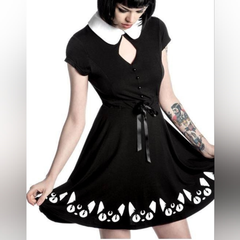 Keiko Kitty Skater Dress